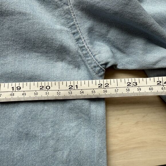 VTG 80s Clodia Dee Studded Rhinestone Denim Top Women’s Sz Medium Western Rodeo - Picture 7 of 8